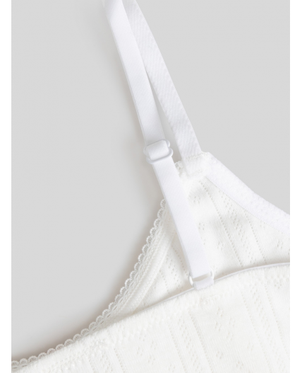 Топ бельевой детский для девочек Kayla молочный