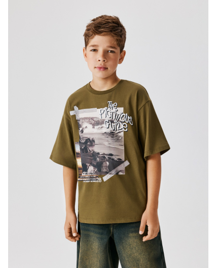 Футболка детская для мальчиков Kentaurus хаки