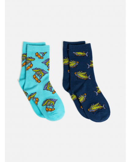 Носки детские в наборе из 2 пар Kleman цвет в ассортименте