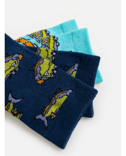 Носки детские в наборе из 2 пар Kleman цвет в ассортименте