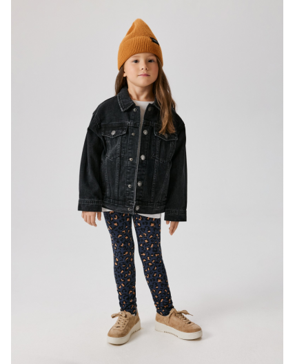 Брюки детские для девочек (лосины) Lilyna леопардовый принт