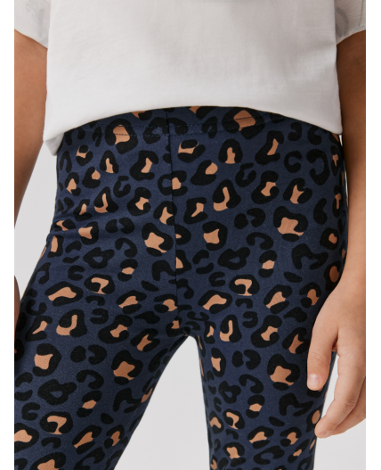 Брюки детские для девочек (лосины) Lilyna леопардовый принт