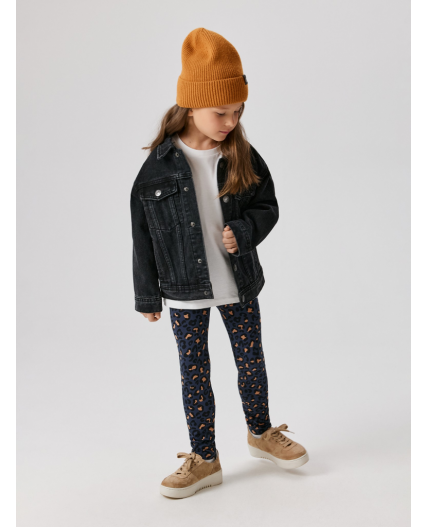 Брюки детские для девочек (лосины) Lilyna леопардовый принт