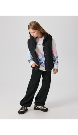 Брюки детские для девочек Milana черный