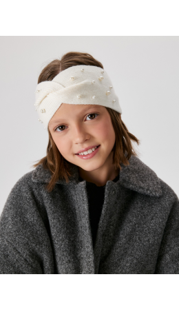 Повязка на волосы детская Miro молочный