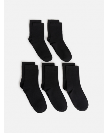 Носки детские в наборе из 5 пар Moon черный