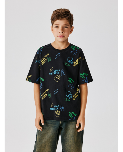 Футболка детская для мальчиков Moroz черный