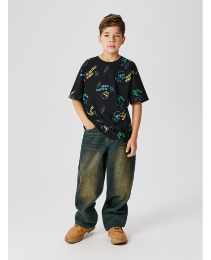 Футболка детская для мальчиков Moroz черный