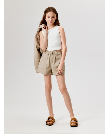 Шорты детские для девочек Navi бежевый