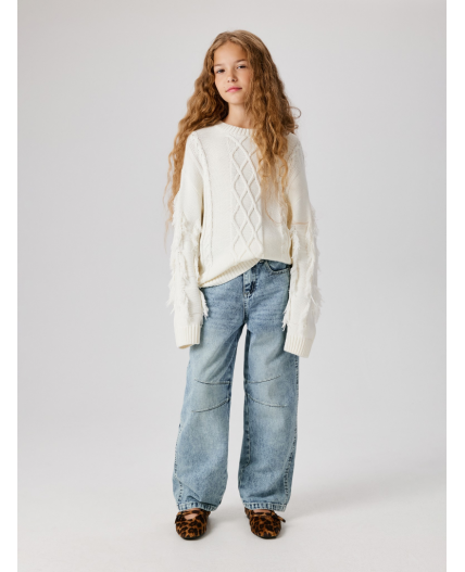 Брюки джинсовые детские для девочек Neva синий