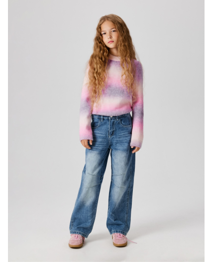 Брюки джинсовые детские для девочек Neva холодный синий