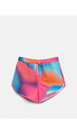 Шорты купальные детские для девочек Ombrina2 розовый принт