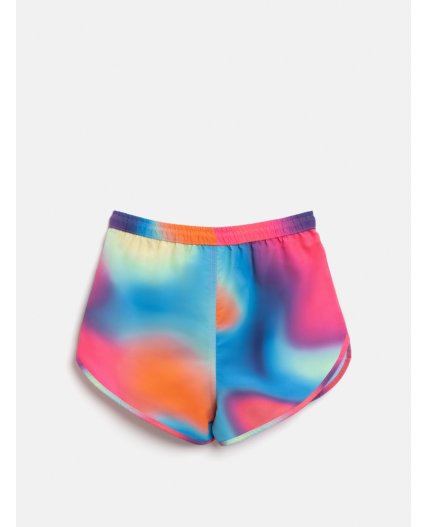 Шорты купальные детские для девочек Ombrina2 розовый принт