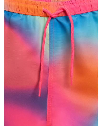 Шорты купальные детские для девочек Ombrina2 розовый принт