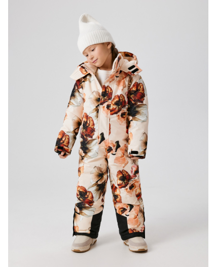 Комбинезон (утепленный) детский Onega бежевый принт