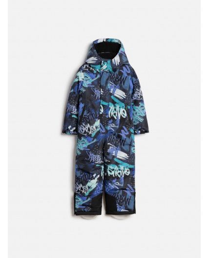 Комбинезон (утепленный) детский Onega синий принт