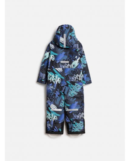 Комбинезон (утепленный) детский Onega синий принт
