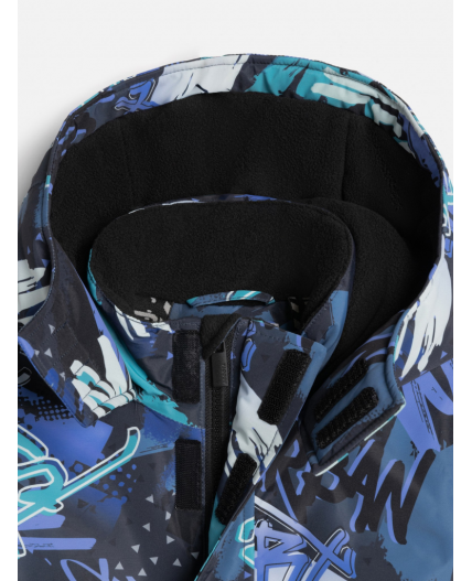 Комбинезон (утепленный) детский Onega синий принт