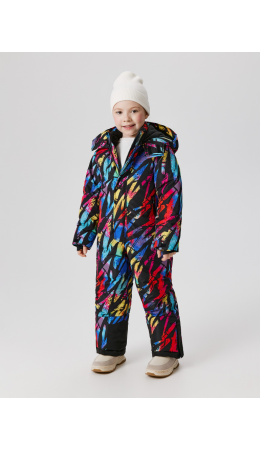 Комбинезон (утепленный) детский Onega черный принт