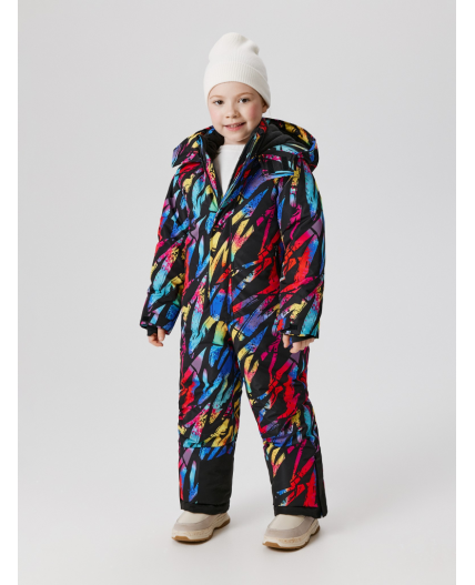 Комбинезон (утепленный) детский Onega черный принт
