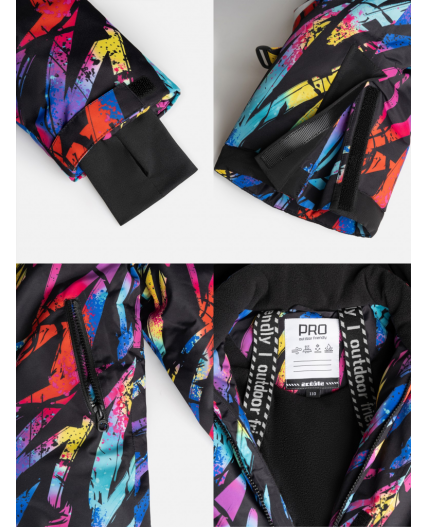 Комбинезон (утепленный) детский Onega черный принт