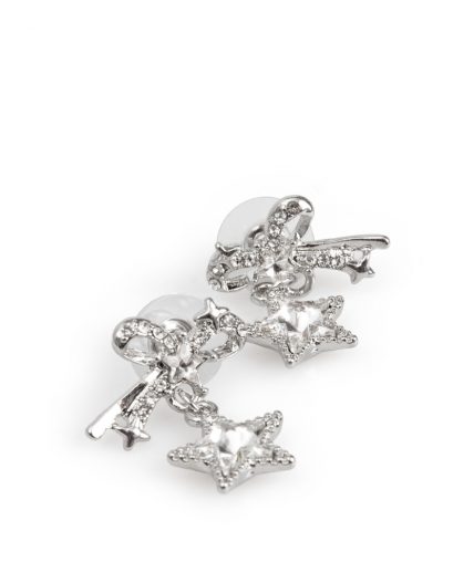 Серьги детские Paddy серебристый