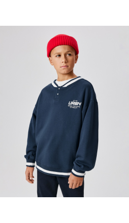 Джемпер детский для мальчиков Palanga темно-синий