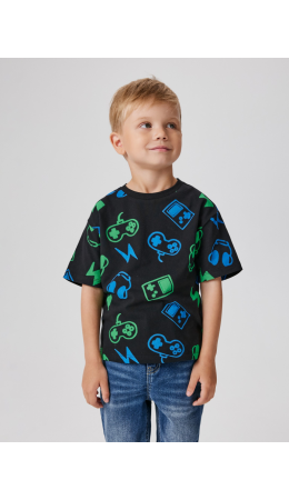 Футболка детская для мальчиков Santa черный