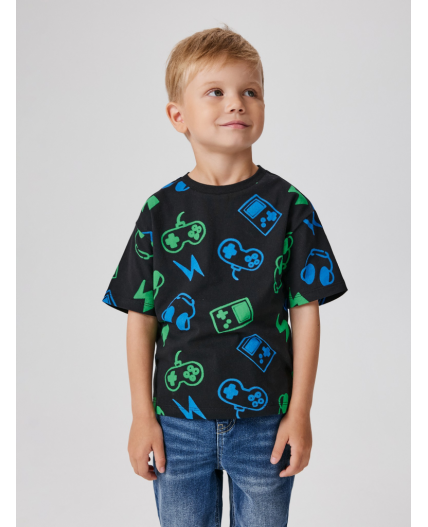 Футболка детская для мальчиков Santa черный