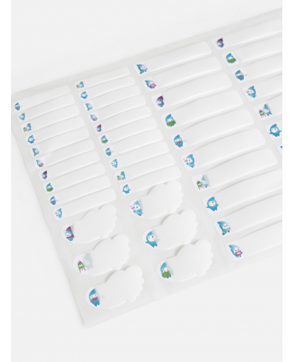 Декоративные детские наклейки Stika белый