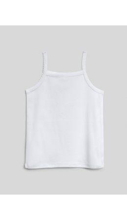 Майка детская для девочек Tasha белый