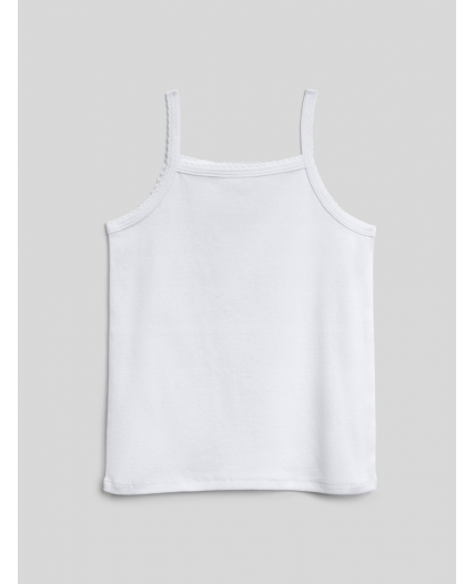 Майка детская для девочек Tasha белый