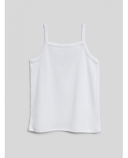 Майка детская для девочек Tasha белый