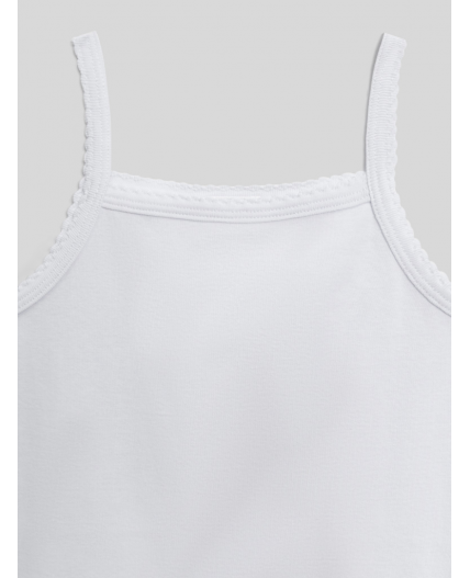 Майка детская для девочек Tasha белый