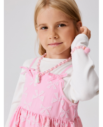 Набор (бусы + браслет) детский Tully разноцветный