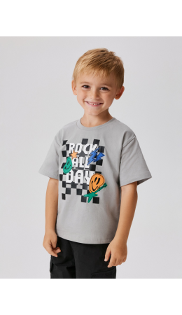 Футболка детская для мальчиков Turner светло-серый