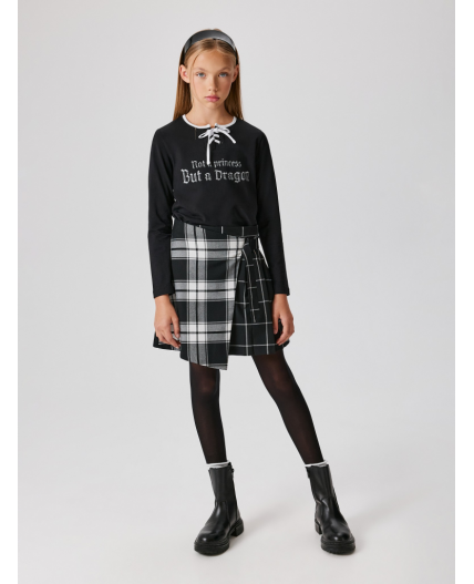 Джемпер детский для девочек Ulada черный