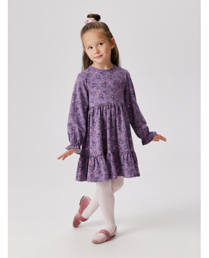Платье детское для девочек Vita лиловый принт