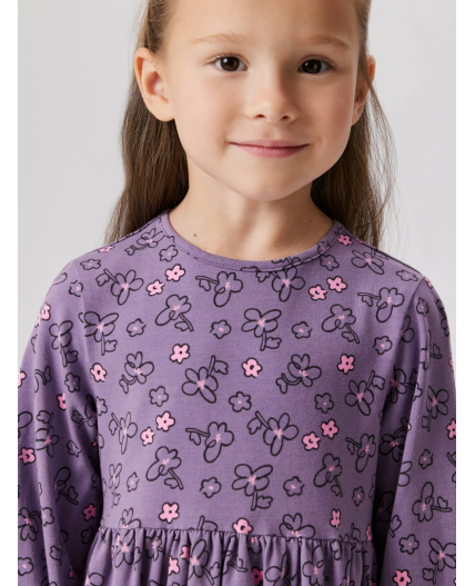 Платье детское для девочек Vita лиловый принт