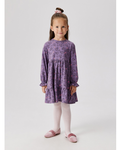 Платье детское для девочек Vita лиловый принт