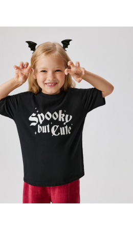 Футболка детская для девочек Yaglika черный