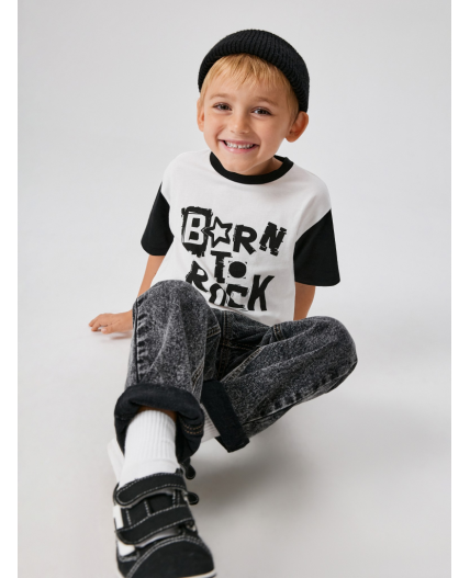 Футболка детская для мальчиков Yorke белый