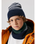 Шапка детская Yunhe_h синяя полоска