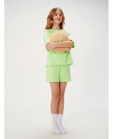 Пижама детская для девочек Zlota лайм