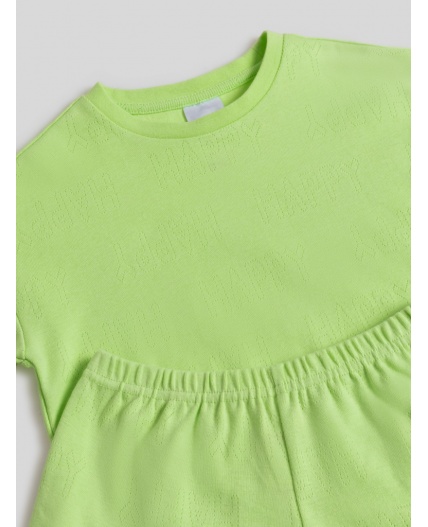 Пижама детская для девочек Zlota лайм