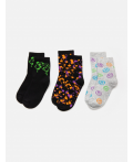 Носки детские в наборе из 3 пар Aibze цвет в ассортименте
