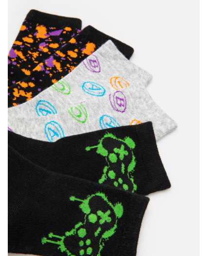 Носки детские в наборе из 3 пар Aibze цвет в ассортименте