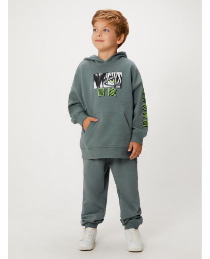 Джемпер детский для мальчиков Akeno серый