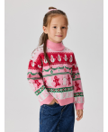 Джемпер детский для девочек Amabel разноцветный