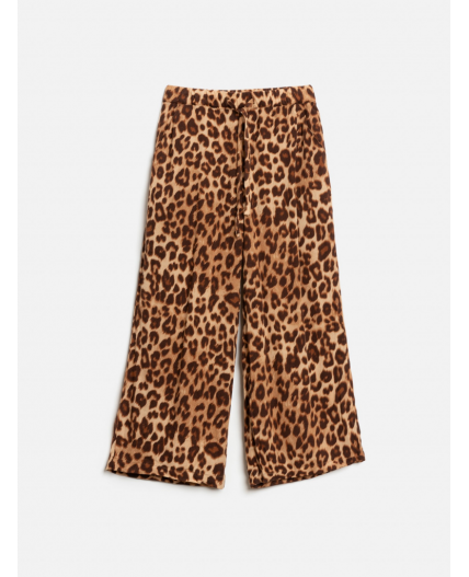 Брюки детские для девочек Amat_pn леопардовый принт